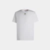 T-Shirt With a Bally Crest Logo In White Cotton