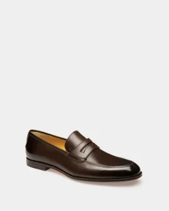 Webb Leather Loafers In Coffee