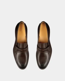 Webb Leather Loafers In Coffee